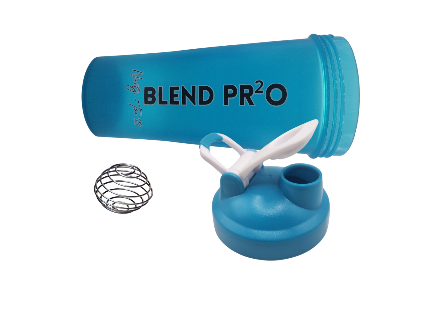 *BUY 3 GET 2 FREE* 2-Pack Protein Shaker Bottles 20 oz Stainless Whisk Mixing Ball Leak Proof Dishwasher Safe BPA Free Durable Reusable Blender Cup Hiking Gym BLEND PRO Pre-workout