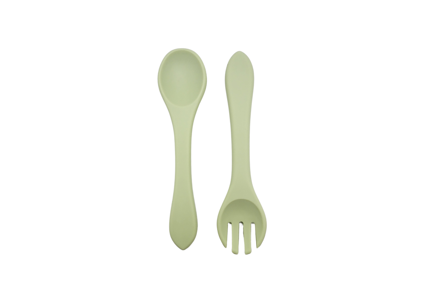 *Buy 3 Get 1 FREE* 4-Piece Silicone Baby Feeding Set| 1 Divided Suction Plate + 1 Suction Bowl + with Spoon and Fork| Baby Led Weaning Supplies Self Feeding Utensils| PINK GREEN