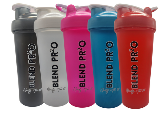 2-Pack Protein Shaker Bottles 20 oz Stainless Whisk Mixing Ball Leak Proof Dishwasher Safe BPA Free Durable Reusable Blender Cup Hiking Gym BLEND PRO Pre-workout